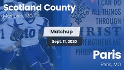 Matchup: Scotland County vs. Paris  2020