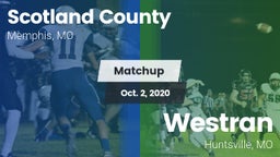 Matchup: Scotland County vs. Westran  2020