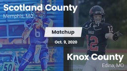 Matchup: Scotland County vs. Knox County  2020