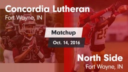 Matchup: Concordia Lutheran vs. North Side  2016