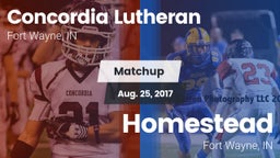 Matchup: Concordia Lutheran vs. Homestead  2017