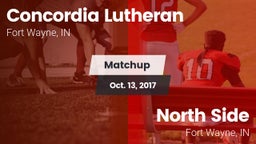 Matchup: Concordia Lutheran vs. North Side  2017