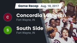 Recap: Concordia Lutheran  vs. South Side  2017