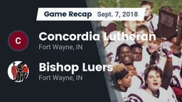 Recap: Concordia Lutheran  vs. Bishop Luers  2018