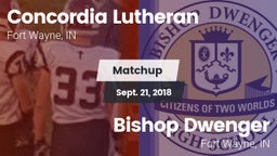 Matchup: Concordia Lutheran vs. Bishop Dwenger  2018