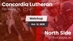 Matchup: Concordia Lutheran vs. North Side  2018