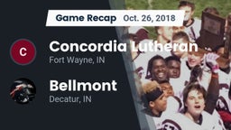 Recap: Concordia Lutheran  vs. Bellmont  2018