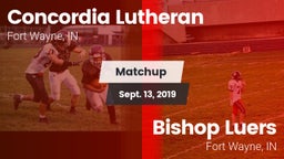 Matchup: Concordia Lutheran vs. Bishop Luers  2019