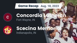 Recap: Concordia Lutheran  vs. Scecina Memorial  2023