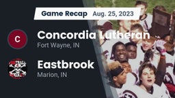 Recap: Concordia Lutheran  vs. Eastbrook  2023