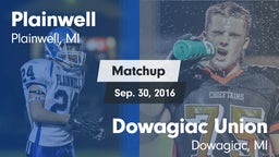 Matchup: Plainwell vs. Dowagiac Union 2016