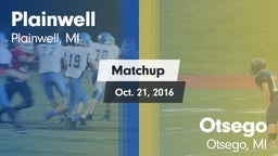 Matchup: Plainwell vs. Otsego  2016