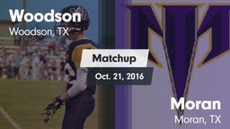 Matchup: Woodson vs. Moran  2016