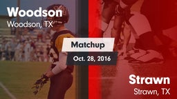 Matchup: Woodson vs. Strawn  2016