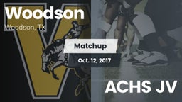 Matchup: Woodson vs. ACHS JV 2017