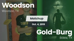 Matchup: Woodson vs. Gold-Burg  2019