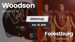 Matchup: Woodson vs. Forestburg  2019