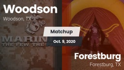 Matchup: Woodson vs. Forestburg  2020