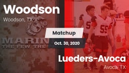 Matchup: Woodson vs. Lueders-Avoca  2020