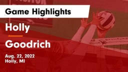 Holly  vs Goodrich Game Highlights - Aug. 22, 2022