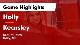 Holly  vs Kearsley Game Highlights - Sept. 28, 2022