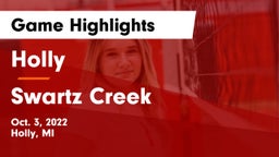Holly  vs Swartz Creek  Game Highlights - Oct. 3, 2022