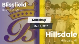 Matchup: Blissfield vs. Hillsdale  2017