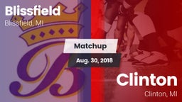 Matchup: Blissfield vs. Clinton  2018