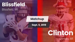 Matchup: Blissfield vs. Clinton  2019
