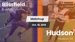 Matchup: Blissfield vs. Hudson  2019