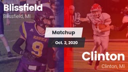 Matchup: Blissfield vs. Clinton  2020