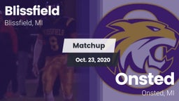 Matchup: Blissfield vs. Onsted  2020