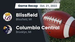Recap: Blissfield  vs. Columbia Central  2022