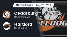 Recap: Cedarburg  vs. Hartford  2017