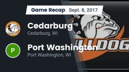 Recap: Cedarburg  vs. Port Washington  2017