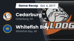Recap: Cedarburg  vs. Whitefish Bay  2017