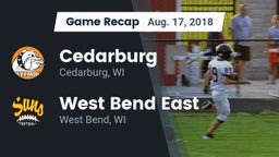 Recap: Cedarburg  vs. West Bend East  2018
