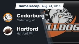 Recap: Cedarburg  vs. Hartford  2018