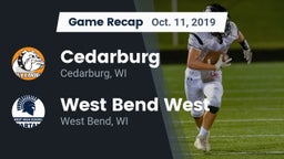 Recap: Cedarburg  vs. West Bend West  2019