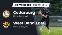 Recap: Cedarburg  vs. West Bend East  2019