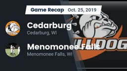 Recap: Cedarburg  vs. Menomonee Falls  2019