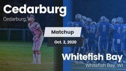 Matchup: Cedarburg vs. Whitefish Bay  2020