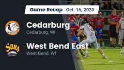 Recap: Cedarburg  vs. West Bend East  2020