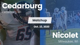 Matchup: Cedarburg vs. Nicolet  2020