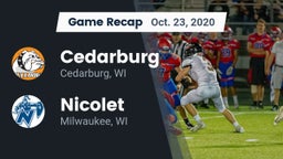 Recap: Cedarburg  vs. Nicolet  2020