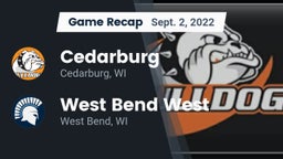 Recap: Cedarburg  vs. West Bend West  2022