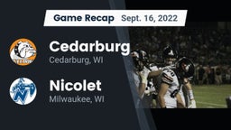 Recap: Cedarburg  vs. Nicolet  2022