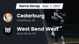 Recap: Cedarburg  vs. West Bend West  2023