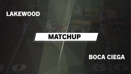 Matchup: Lakewood vs. Boca Ciega  2016