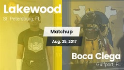 Matchup: Lakewood vs. Boca Ciega  2017